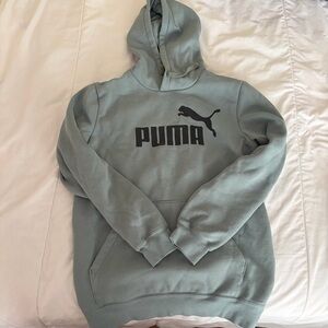 Puma Teal/Sage and black Hoodie